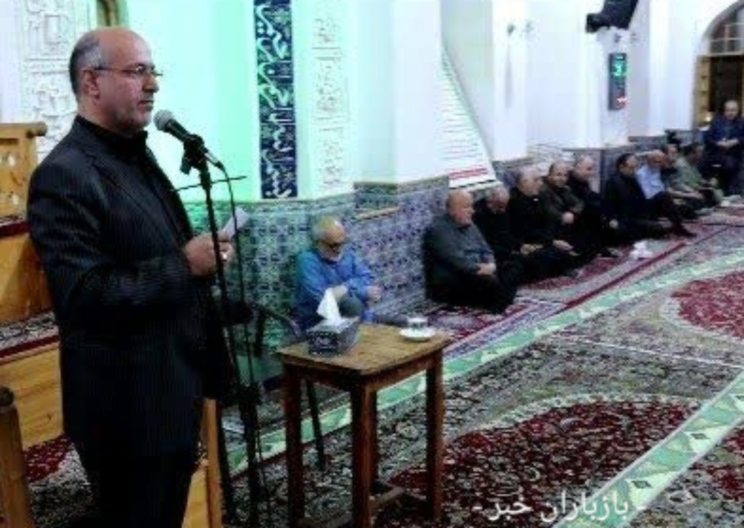 برگزاری مراسم یادبود شهید رئیسی در قلب بازار رشت