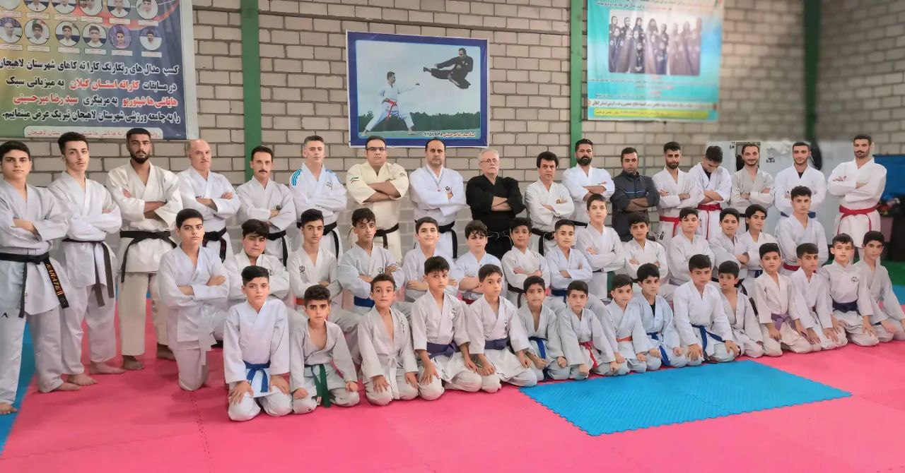 برگزاری تمرین مشترک کاراته کاهای استان گیلان در لاهیجان