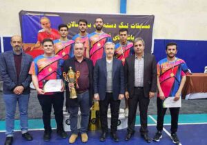تیم تنیس روی میز گیلان قهرمان لیگ دسته یک ایران شد