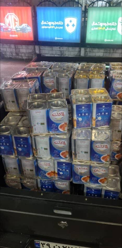 کشف و ضبط انبار روغن خوراکی مصرف خانوار در رشت