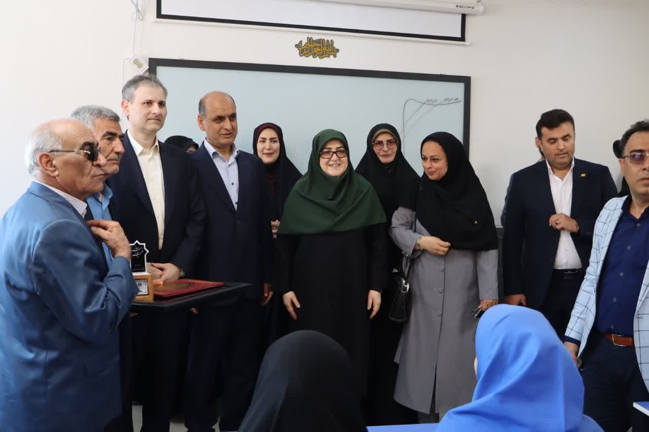 افتتاح یک مدرسه خیّرساز در رشت با حضور سخنگوی دولت و استاندار گیلان