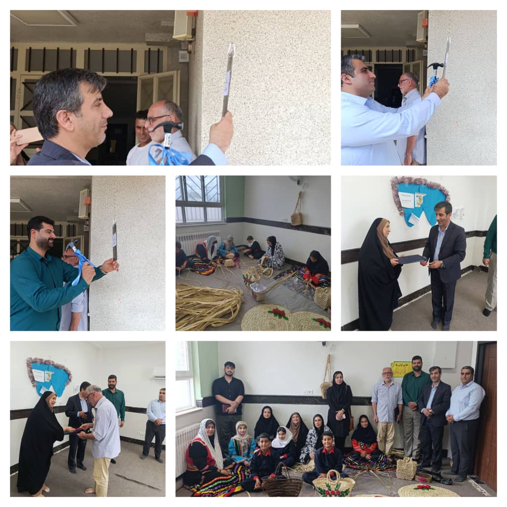 زنگ هفته صنایع دستی در فشتکه روستای ملی حصیر نواخته شد 