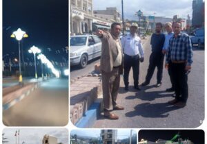 تغییر شکل هندسی میدان شهر توتکابن