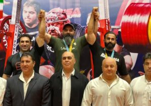 قهرمانی تیم گیلان در مسابقات پاورلیفتینگ با لوازم کشور