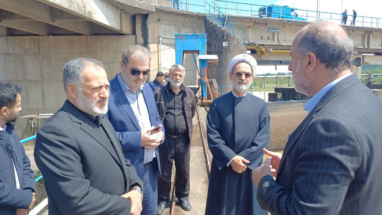 بررسی آخرین وضعیت رهاسازی آب سد سنگر توسط بازرس کل گیلان 
