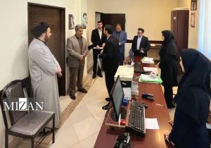 بازدید رئیس کل دادگستری گیلان از دادگستری شهرستان رودبار 