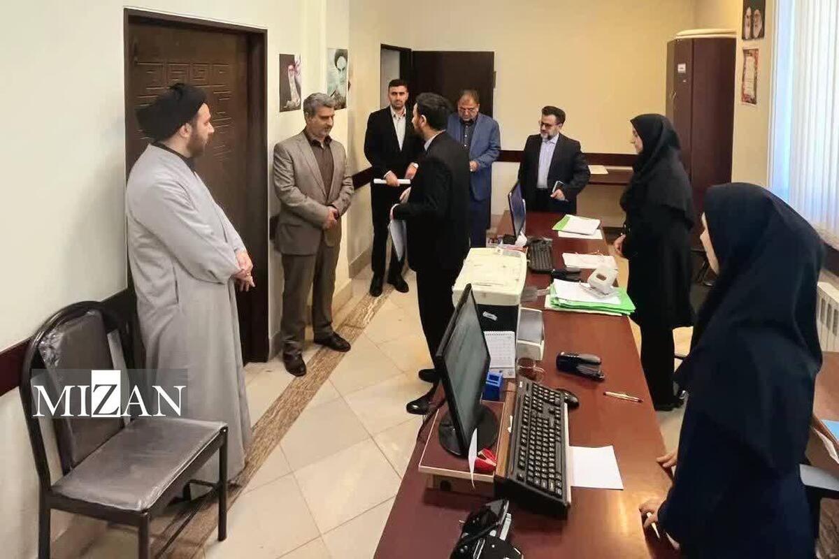بازدید رئیس کل دادگستری گیلان از دادگستری شهرستان رودبار 