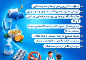 تقویم ۷ روزه بهبودی آنفلوانزا