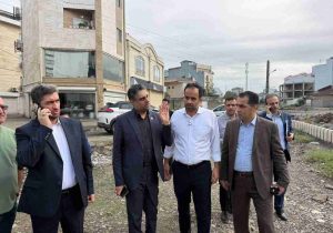 بازدید شهردار رشت از مراحل پایانی بازگشایی خیابان شهید داودی