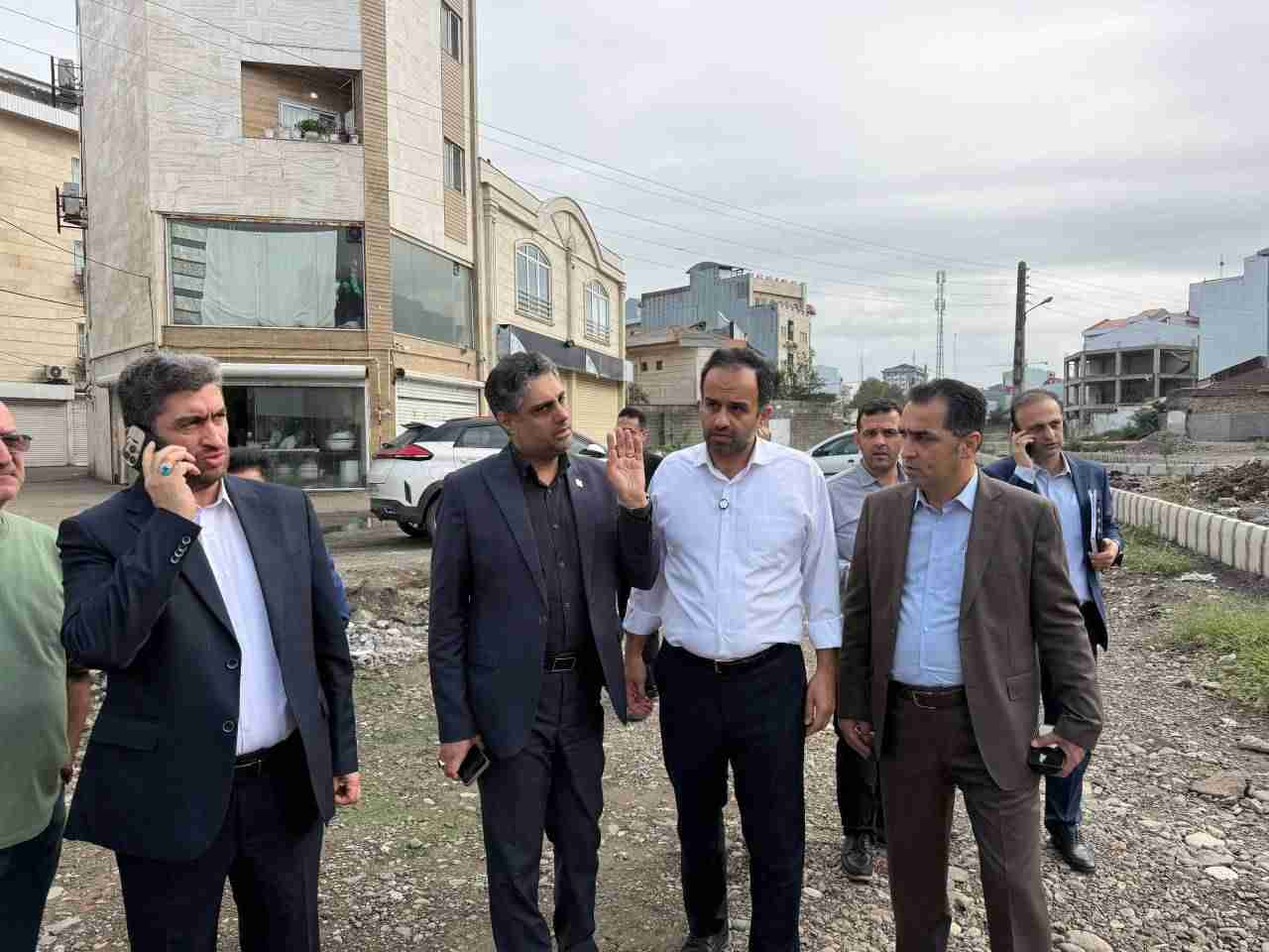 بازدید شهردار رشت از مراحل پایانی بازگشایی خیابان شهید داودی