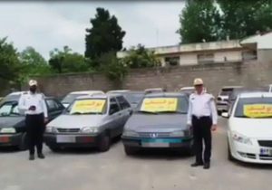 برخورد قاطع پليس راهور گيلان با رانندگان حادثه‌ساز