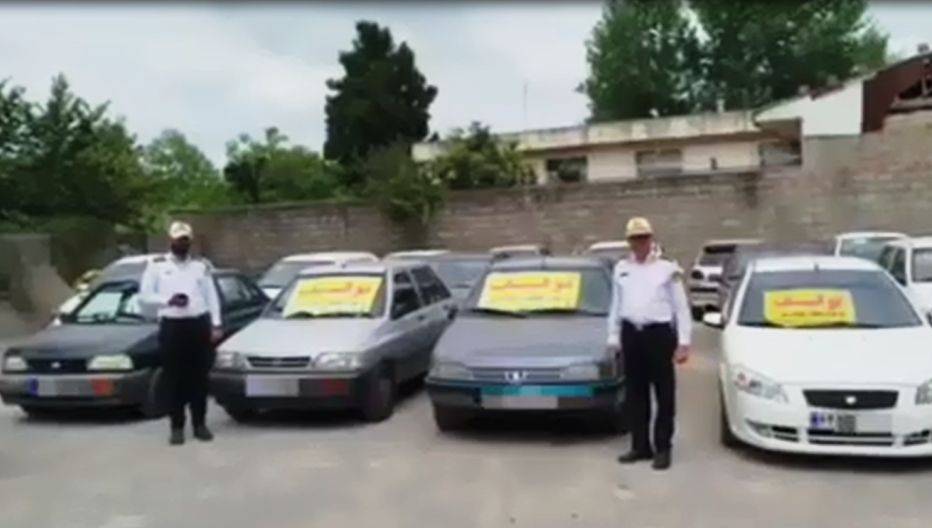برخورد قاطع پليس راهور گيلان با رانندگان حادثه‌ساز