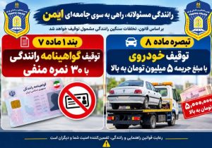 رانندگان پرخطر و خودروهاي داراي خلافي سنگين زير ذره‌بين پليس راهور گيلان