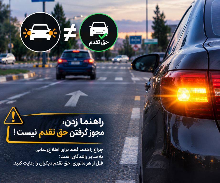 راهنما زدن، مجوز گرفتن حق تقدم نيست!